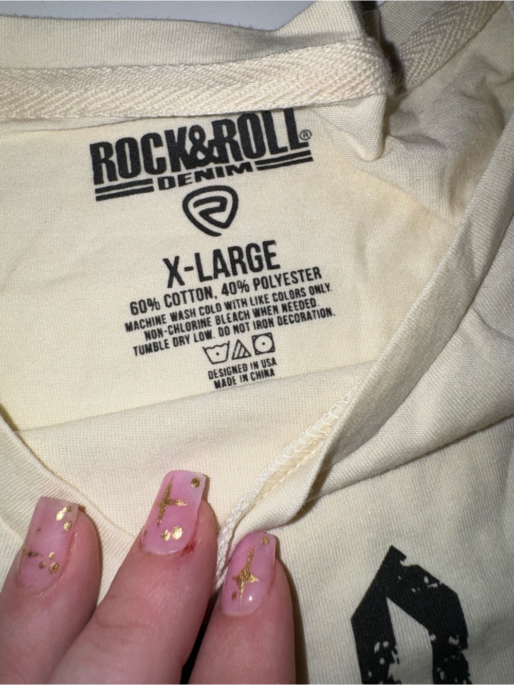 Rock and Roll Denim Rock and Roll World Tour Stay Wild Tee size XL - Picture 3 of 4